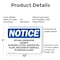 Signmission Wetland Conservation Easement No Mowing, 10 in W x Rectangle, Plastic OS-2PACK-NS-P-710-L-19039 - alternate 4